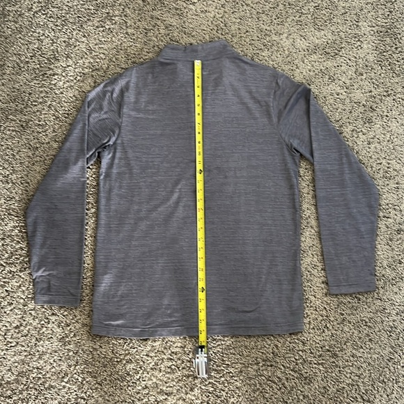 TravisMathew Quarter Zip, Gray, Medium - Picture 6 of 7